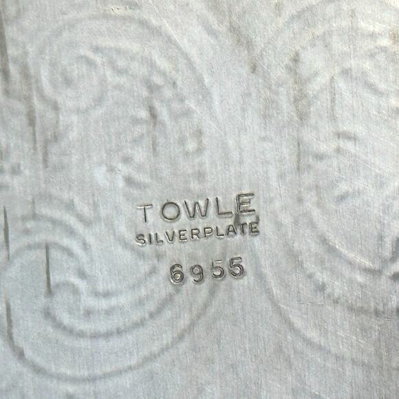 Vintage Towle Silver Plate 'Grand Duchess' Five-Piece Full Tea/Coffee Service - Picture 16 of 16